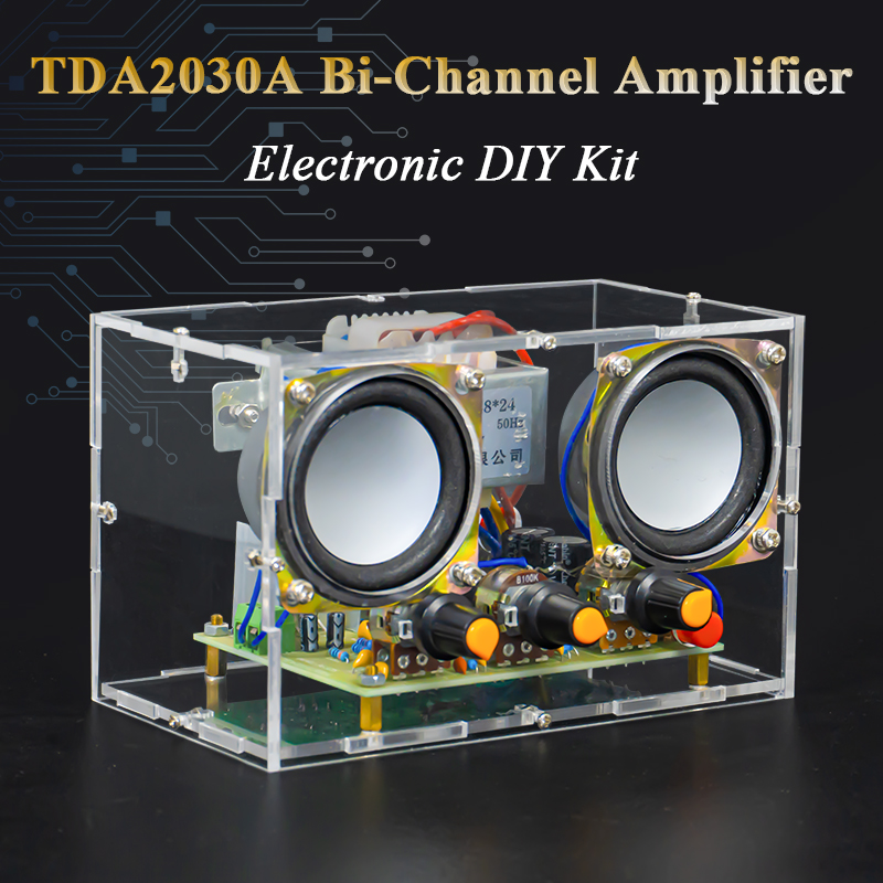 Diy Audio Electronics Kit - Electronic DIY TDA2030 Dual Channel Amplifier