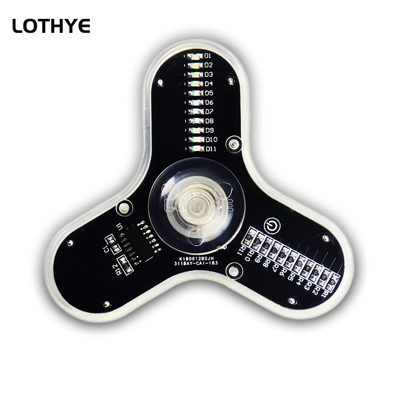 Diy Electronics Project Kit - LED Fidget Spinner Manufacture Speaker Atmosphere