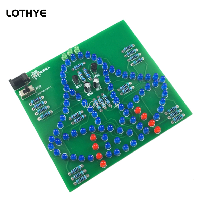 DC 3-5V LED Light Swing Wind C - Diy Electronics Project Kit ulasan dan harga