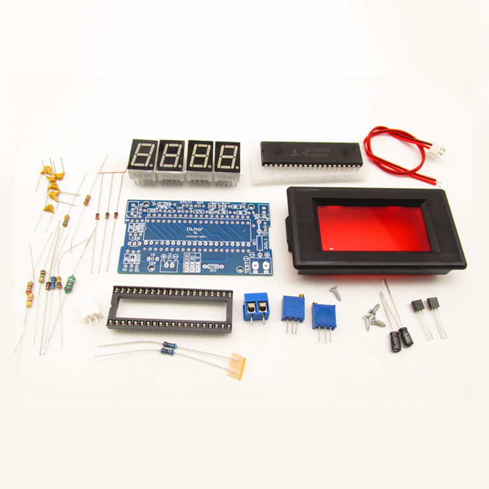 ICL7107 Voltmeter DIY Kit Part - Diy Electronics Learning Kit ulasan dan harga