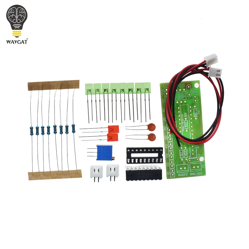 LM3915 DC 9V-12V 10 LED Sound  - Diy Audio Electronics Kit ulasan dan harga