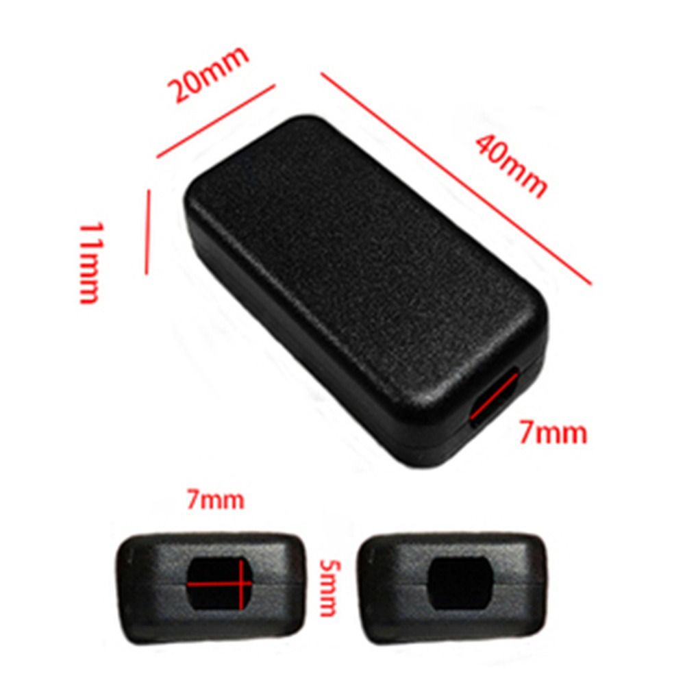 Black DIY ABS Plastic Electron - Diy Electronics Box ulasan dan harga